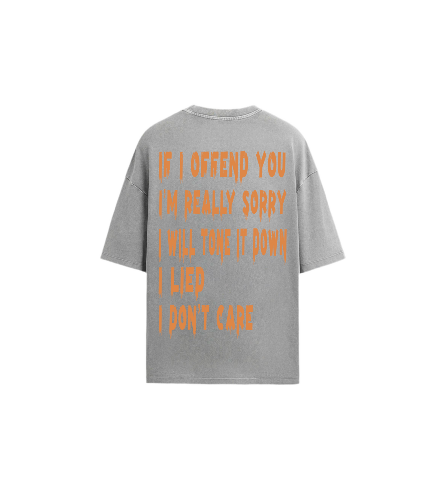 *NEW* OVERSIZED GREY “I LIED” TSHIRT