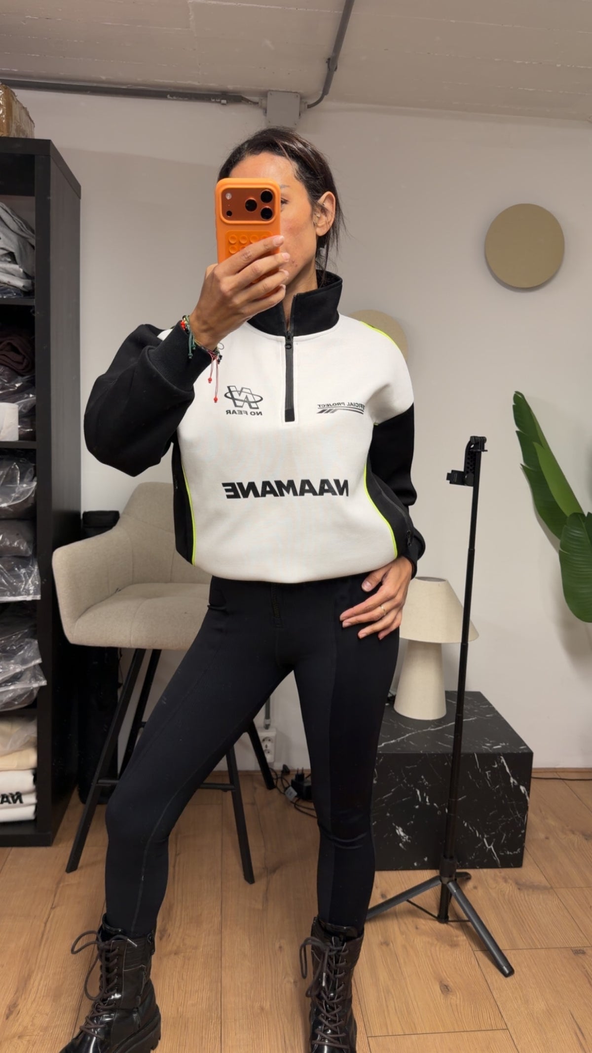 QUARTER ZIP SWEATER NAAMANE