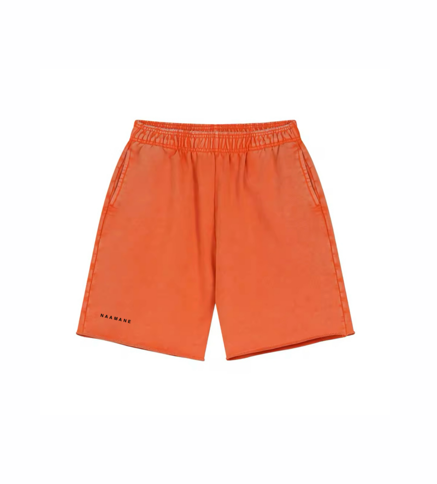 WASHED ORANGE OVERSIZED NAAMANE SHORTS