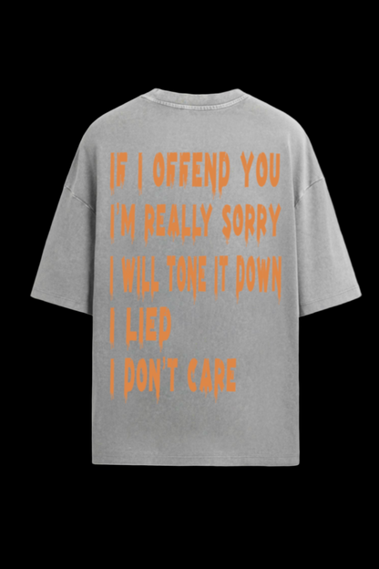*NEW* OVERSIZED GREY “I LIED” TSHIRT
