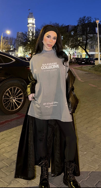 OVERSIZED GREY DRESS TSHIRT NAAMANE
