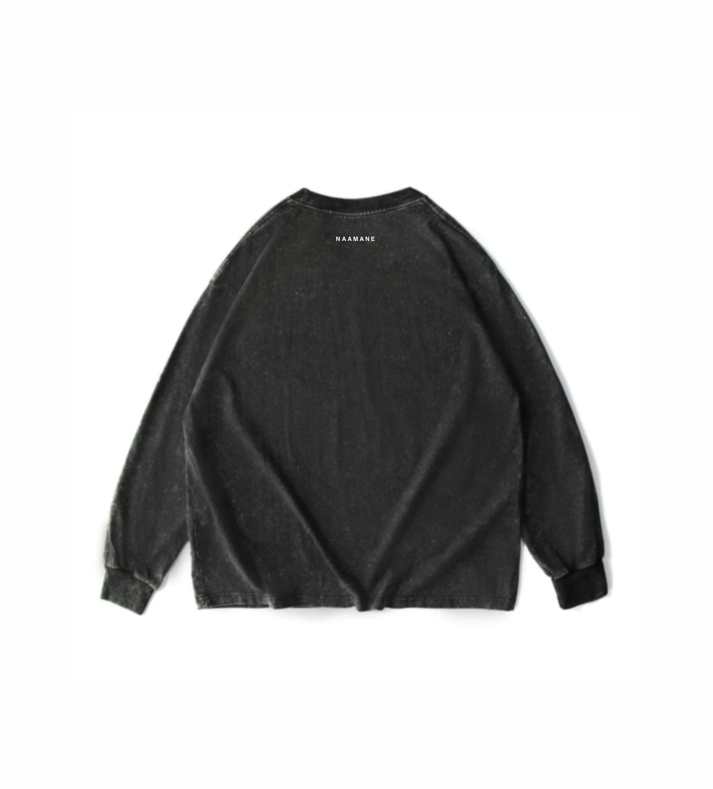 BLACK WASHED LONG TSHIRT NAAMANE