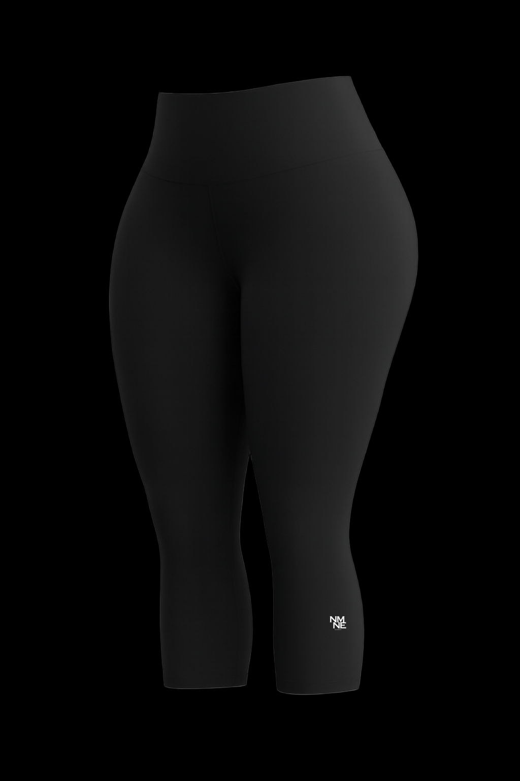 HIGH WAIST 3-KWART LEGGING BLACK NAAMANE