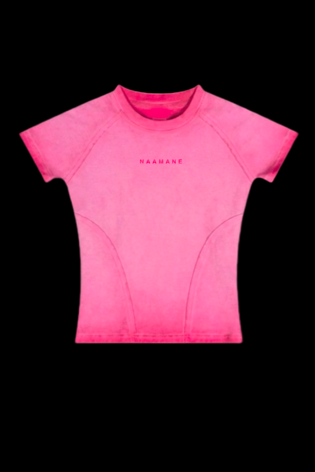 PINK WASHED BODY FIT TSHIRT