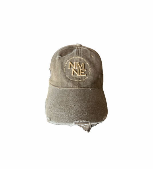 KHAKI BEIGE WASHED KEEP YA "HEAD" UP CAP