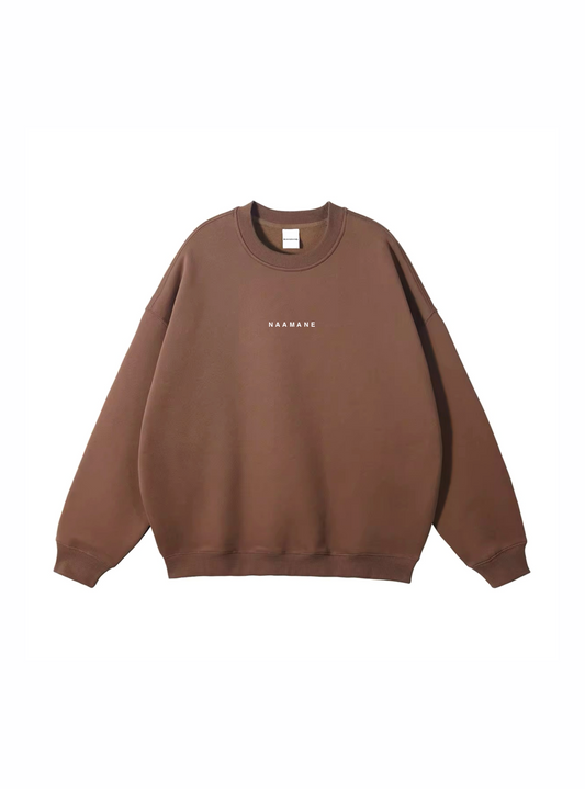 THICK BROWN NAAMANE SWEATER