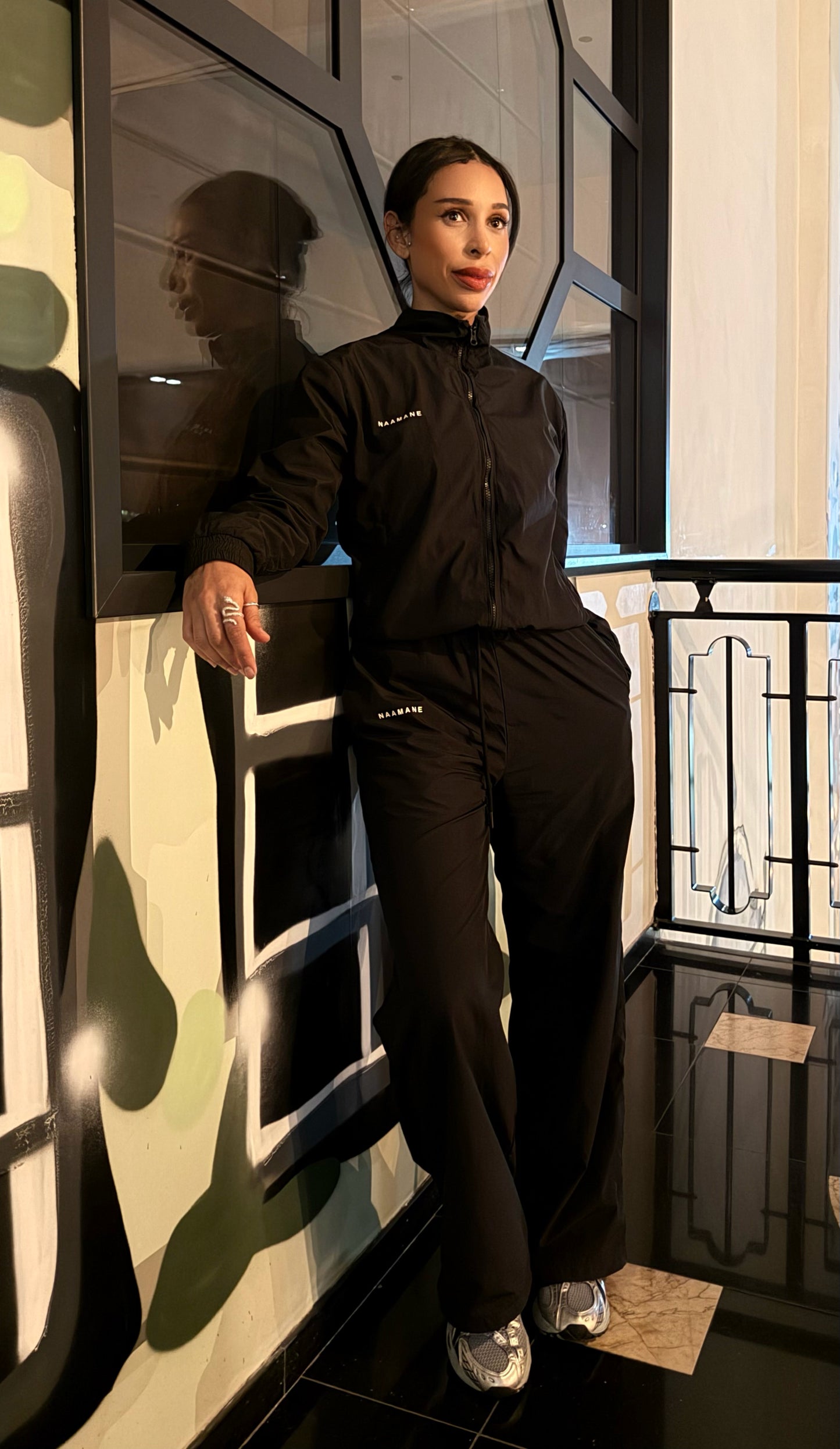 NYLON TRACKSUIT PANTS NAAMANE