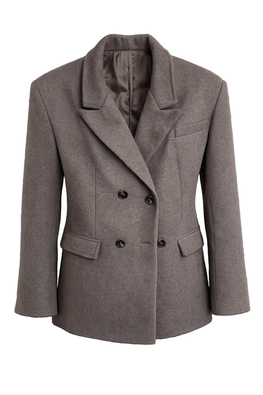 VINTAGE BROWN/TAUPE BLAZER NAAMANE