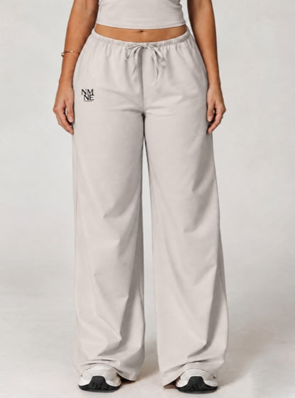 NAAMANE Sculpt Wide-Leg Pants Cream