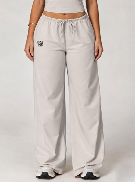 NAAMANE Sculpt Wide-Leg Pants Cream